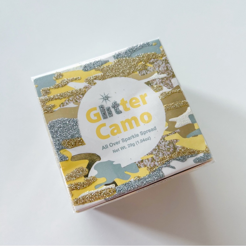 BNIB Lit Cosmetics Glitter Camo Paste in Major Gold